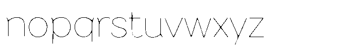 Sweetform Sans Light Font LOWERCASE