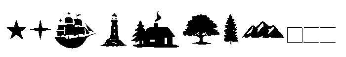 Sweetform Symbols Font LOWERCASE