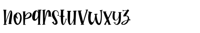 Sweeton Font LOWERCASE