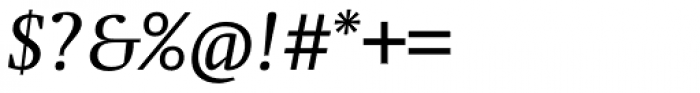 Swift Italic Cyrillic Font OTHER CHARS
