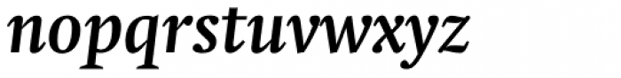 Swift Pro Bold Italic Font LOWERCASE