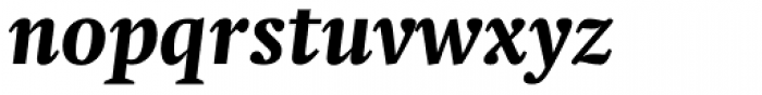 Swift Pro Heavy Italic Font LOWERCASE