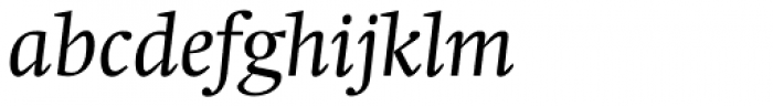 Swift Pro Italic Font LOWERCASE