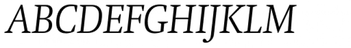 Swift Pro Light Italic Font UPPERCASE