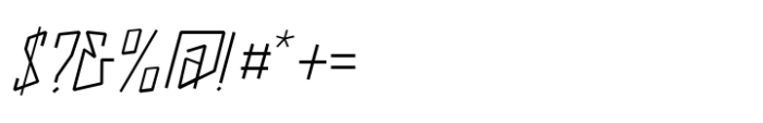 Swiftika Extra Light Font OTHER CHARS