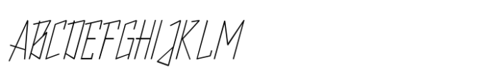 Swiftika Thin Font UPPERCASE