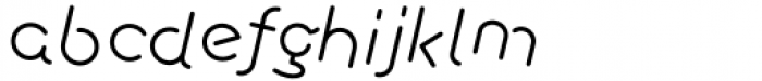 Swim Regular Italic Font LOWERCASE