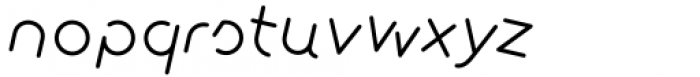Swim Regular Italic Font LOWERCASE