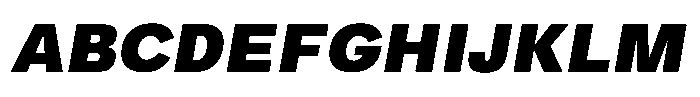 Swinston Sans Black Italic Font UPPERCASE