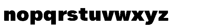 Swinston Sans Black Font LOWERCASE