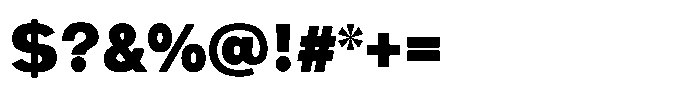 Swinston Sans Extra Bold Font OTHER CHARS
