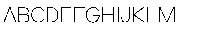 Swinston Sans Extra Light Font UPPERCASE