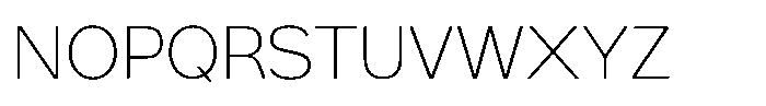 Swinston Sans Extra Light Font UPPERCASE