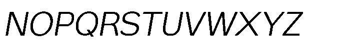 Swinston Sans Regular Italic Font UPPERCASE