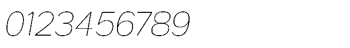 Swinston Sans Thin Italic Font OTHER CHARS