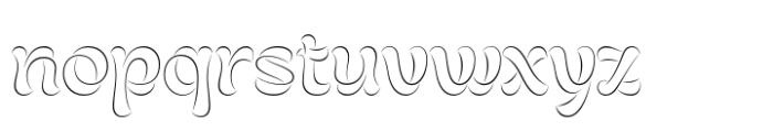 Swirl Font LOWERCASE