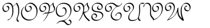 SwirlityScript Plain Font UPPERCASE