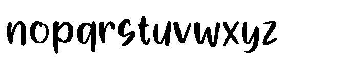 Swirly Kokies Font LOWERCASE