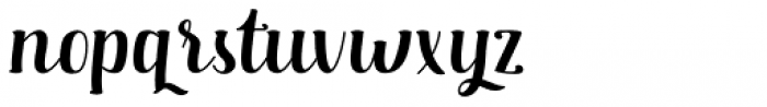 Swirly Regular Font LOWERCASE