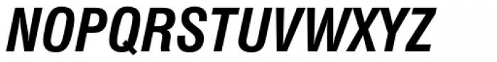Swiss 721 Bold Condensed Italic Font UPPERCASE