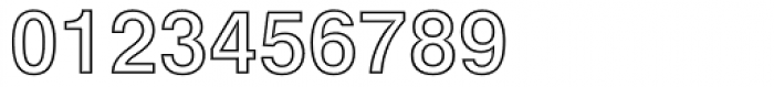 Swiss 721 Bold Outline Font OTHER CHARS