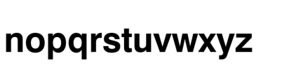 Swiss 721 Devanagari Bold Font LOWERCASE