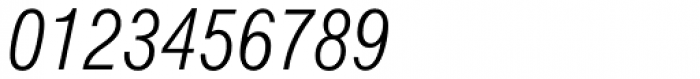 Swiss 721 Std Light Condensed Italic Font OTHER CHARS