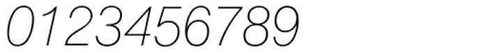 Swiss 721 Std Thin Italic Font OTHER CHARS