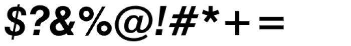Swiss 721 WGL4 Bold Italic Font OTHER CHARS