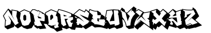 Swizer Street  Shadow Font LOWERCASE