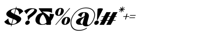 Swomun Serif Slant Font OTHER CHARS