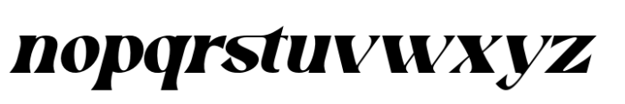 Swomun Serif Slant Font LOWERCASE