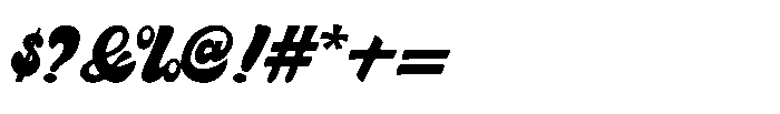 Swooch Font OTHER CHARS
