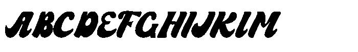 Swooch Font UPPERCASE