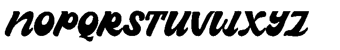 Swooch Font UPPERCASE