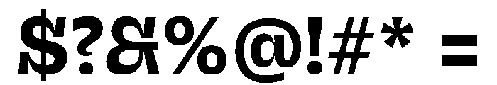 Sway Black Instance Font OTHER CHARS