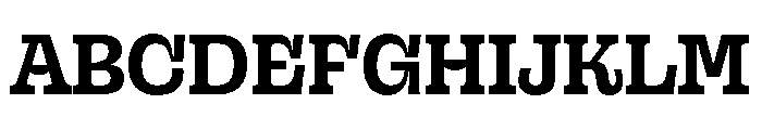 Sway Black Instance Font UPPERCASE