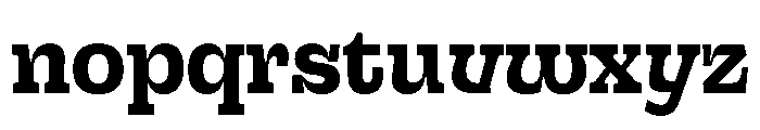 Sway Black Instance Font LOWERCASE