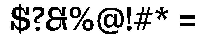 Sway Bold Instance Font OTHER CHARS