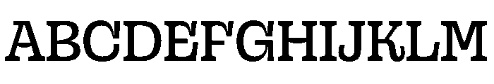Sway Bold Instance Font UPPERCASE