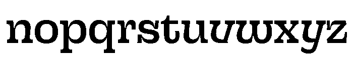Sway Bold Instance Font LOWERCASE