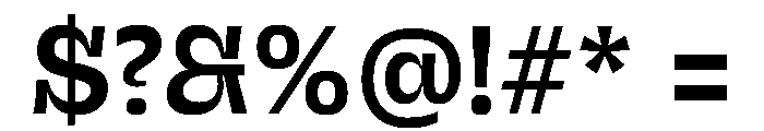 Sway ExtraBold Instance Font OTHER CHARS
