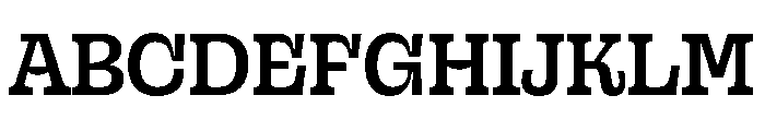 Sway ExtraBold Instance Font UPPERCASE