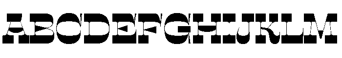 Sway InverseBlack Instance Font UPPERCASE
