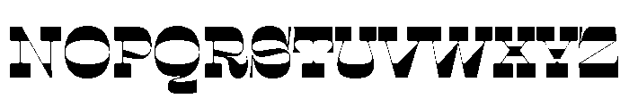 Sway InverseBlack Instance Font UPPERCASE