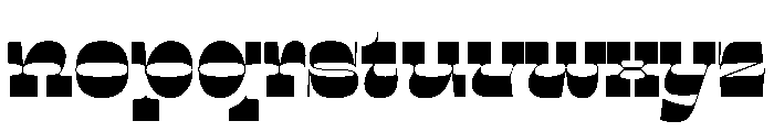 Sway InverseBlack Instance Font LOWERCASE