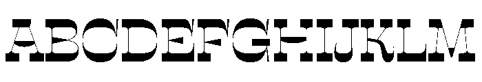 Sway InverseBold Instance Font UPPERCASE
