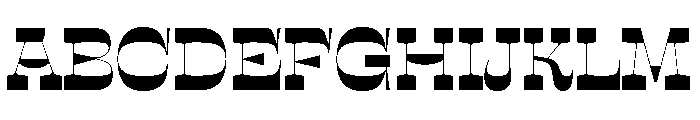 Sway InverseExtraBold Instance Font UPPERCASE