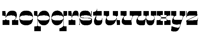 Sway InverseExtraBold Instance Font LOWERCASE