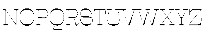Sway InverseLight Instance Font UPPERCASE